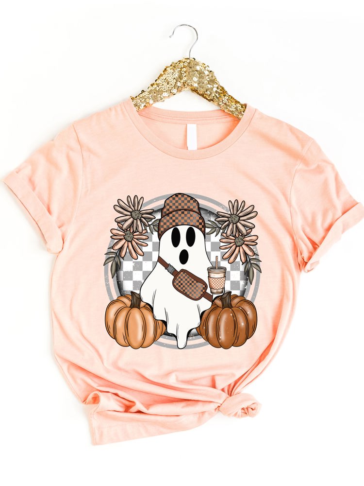 Trendy Ghost Graphic Tee