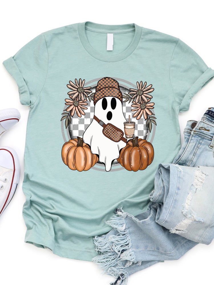 Trendy Ghost Graphic Tee