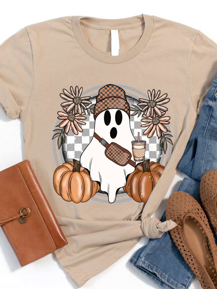 Trendy Ghost Graphic Tee