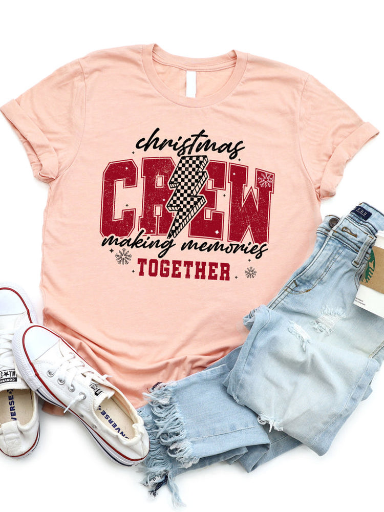 Christmas Crew Memories Together Graphic Tee