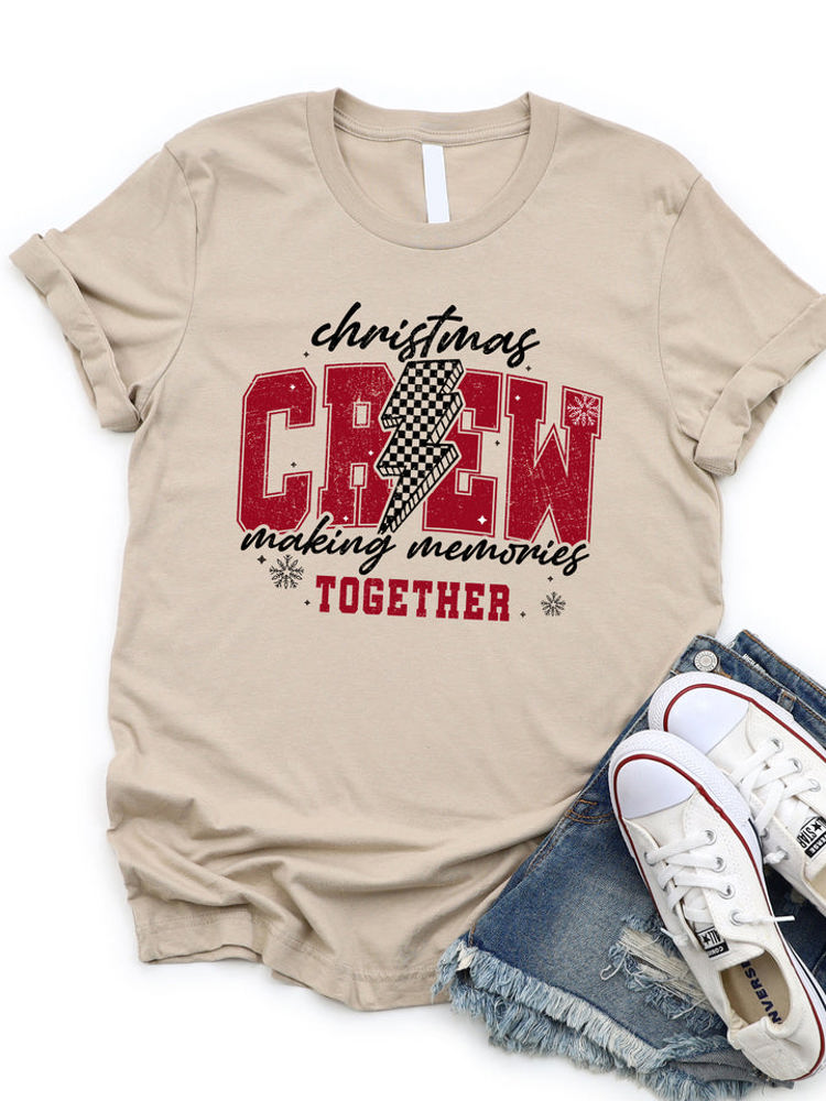 Christmas Crew Memories Together Graphic Tee