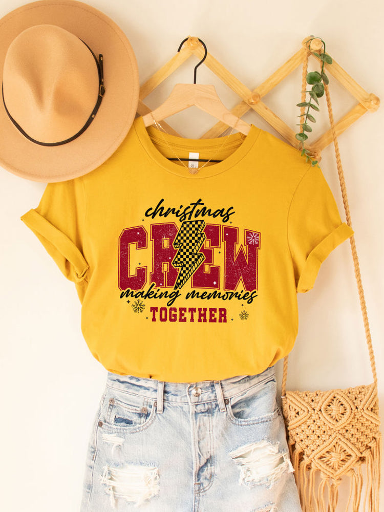 Christmas Crew Memories Together Graphic Tee