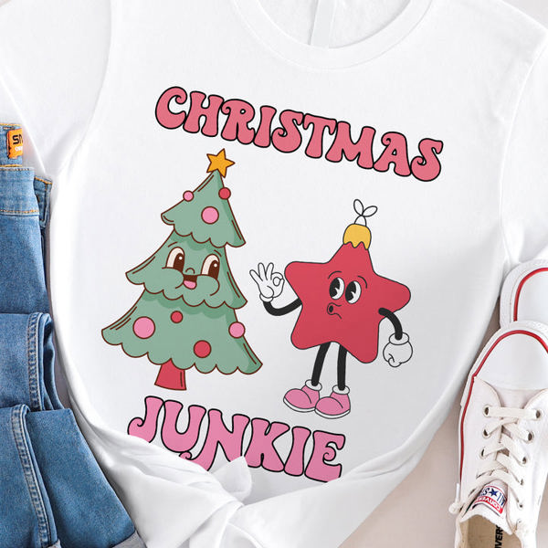 Christmas Junkie Graphic Tee