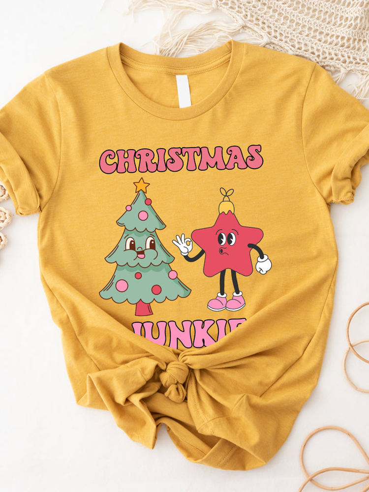 Christmas Junkie Graphic Tee