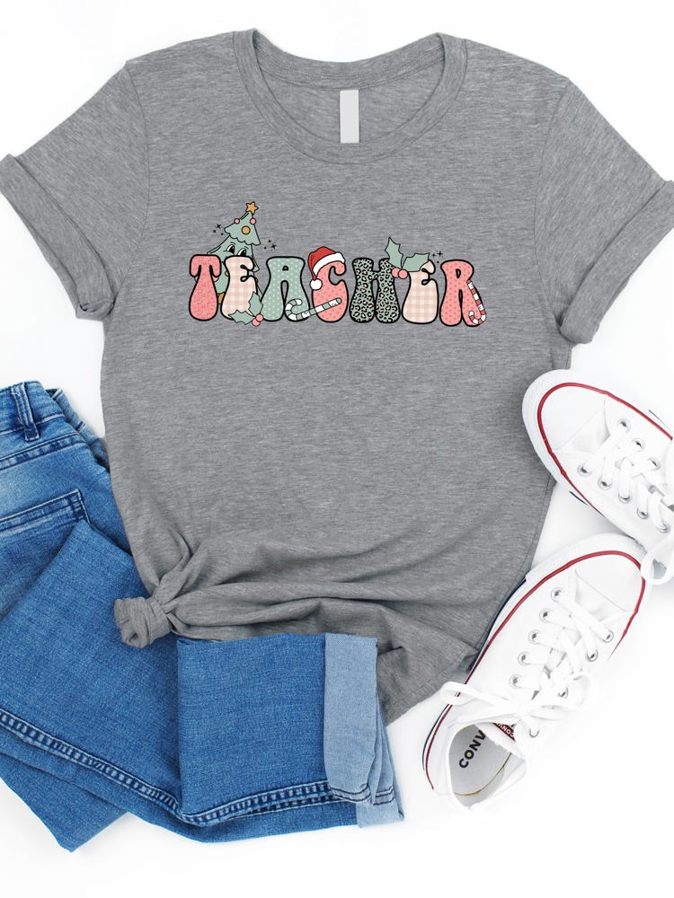 Christmas Teacher Graphic Tee