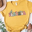 Small Yellow Christmas Teacher Graphic Tee