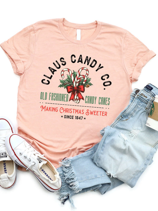 Clause Candy Co. Graphic Tee