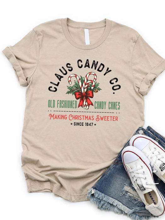 Clause Candy Co. Graphic Tee