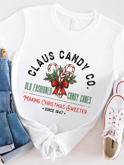 Clause Candy Co. Graphic Tee