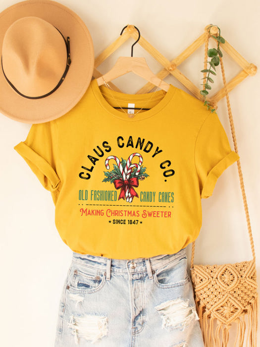 Clause Candy Co. Graphic Tee