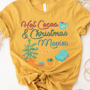 Small Yellow Hot Cocoa & Christmas Movies Graphic Tee