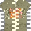 Small Olive Cozy Season Pumpkin Spice Graphic Tee