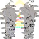 Small Gray Crayon Christmas Tree Graphic Tee