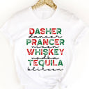  Santas Reindeers & Whiskey Graphic Tee