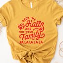  Deck The Halls & Not Your Family Graphic Tee