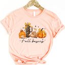 Small Peach Fall Basics (Icons) Graphic Tee