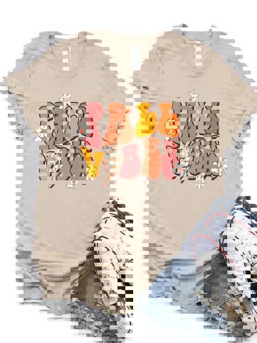 Retro Fall Vibes Graphic Tee
