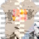 Small Tan Retro Fall Vibes Graphic Tee