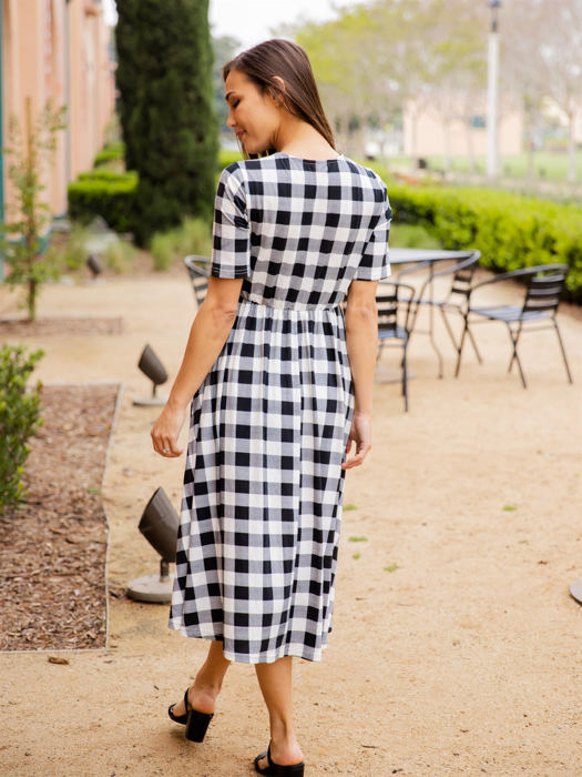 Gingham Missy Midi Dress