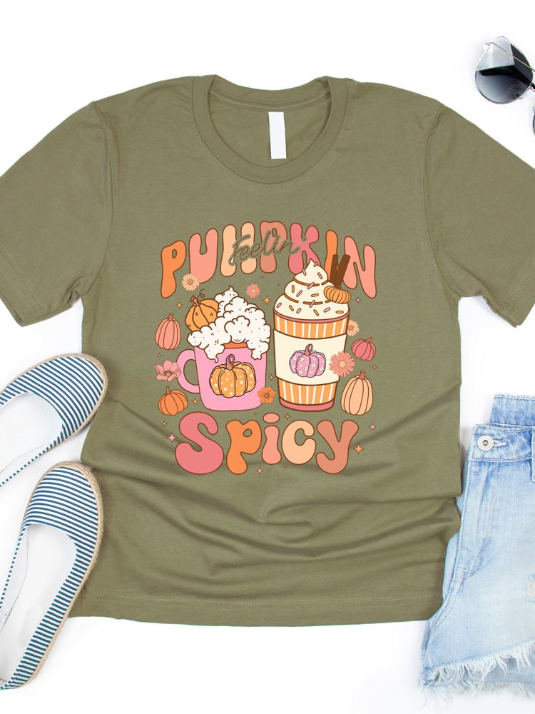 Feelin' Pumpkin Spicy Graphic Tee