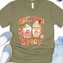 Small Olive Feelin' Pumpkin Spicy Graphic Tee