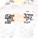 Small White Football Mom Graphic Tee