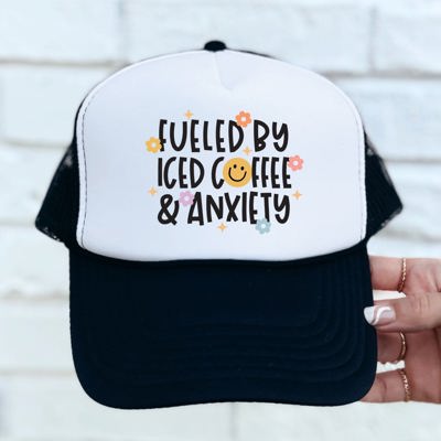 Fueled by Coffee & Anxiety Trucker Hat