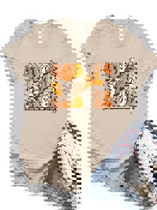 Gobble Gobble Gobble Retro Graphic Tee