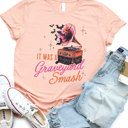 Small Peach Graveyard Smash Graphic Tee