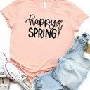  Happy Spring Graphic Tee