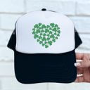  Heart Clover Trucker Hat - St. Patricks Day