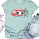  Cute Hot Cocoa & Xmas Movies Graphic Tee