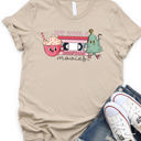  Cute Hot Cocoa & Xmas Movies Graphic Tee