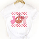  Joy (Checker Border) Graphic Tee