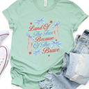  Land Of The Free Graphic Tee
