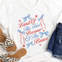  Land Of The Free Graphic Tee