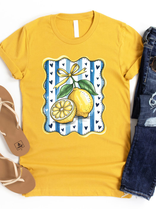 Lemon Framed Graphic Tee
