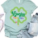  Lucky Teacher Graphic Tee