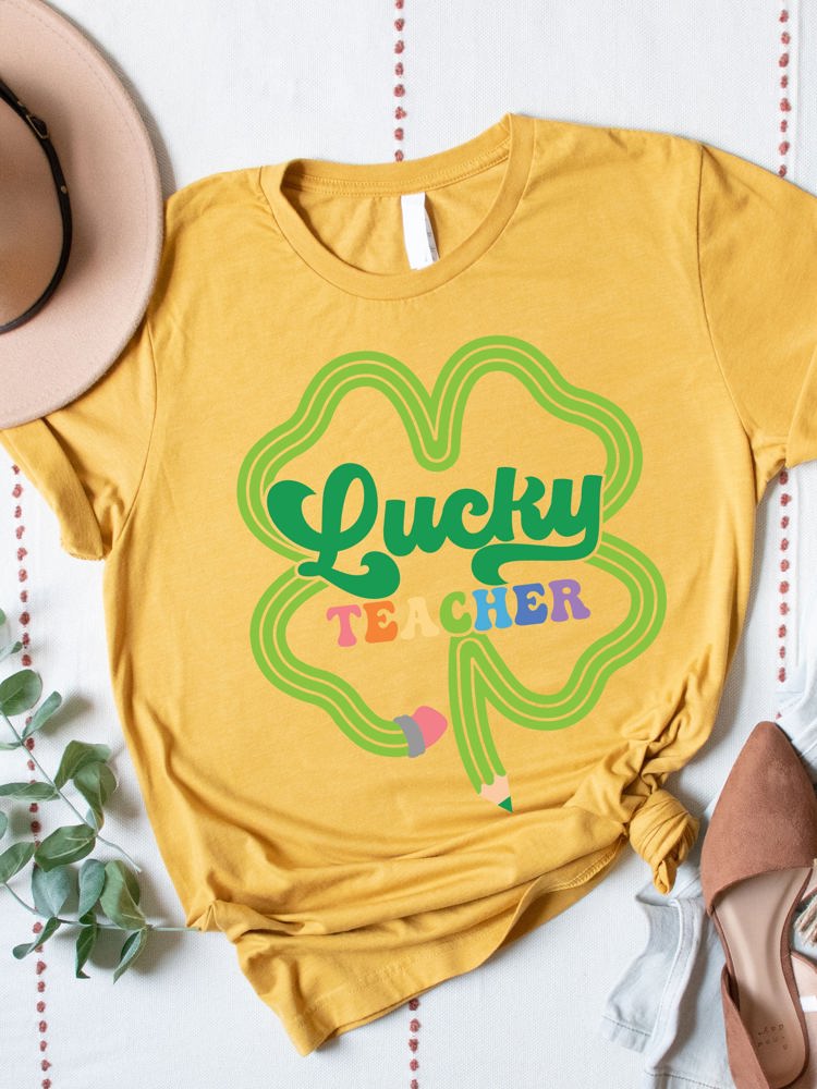 Lucky Teacher Graphic Tee