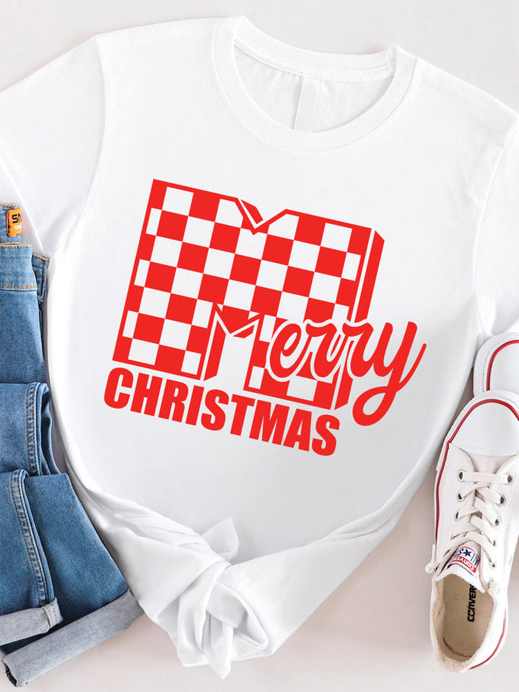 MTV Style Merry Christmas Graphic Tee