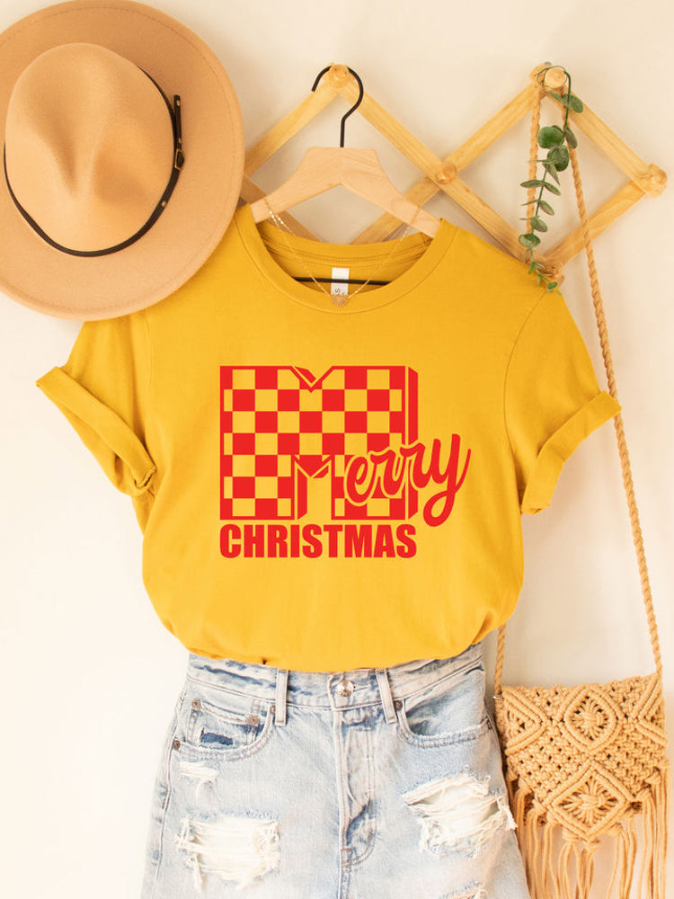 MTV Style Merry Christmas Graphic Tee