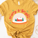  Merry & Bright Snow Globe Graphic Tee