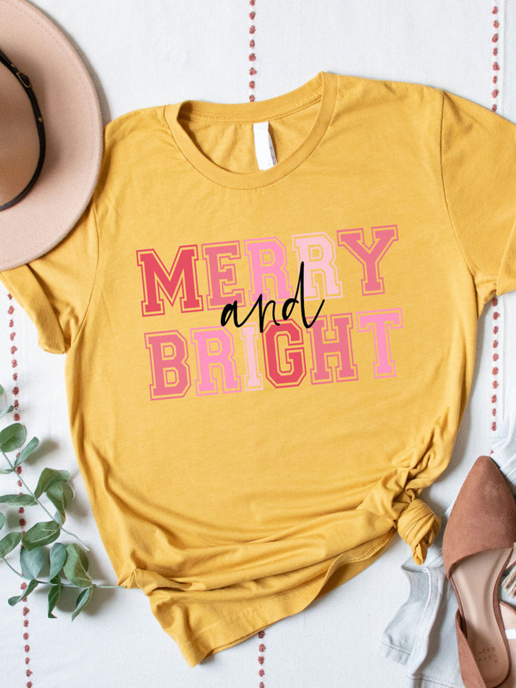 Merry and Bright Graphic Tee