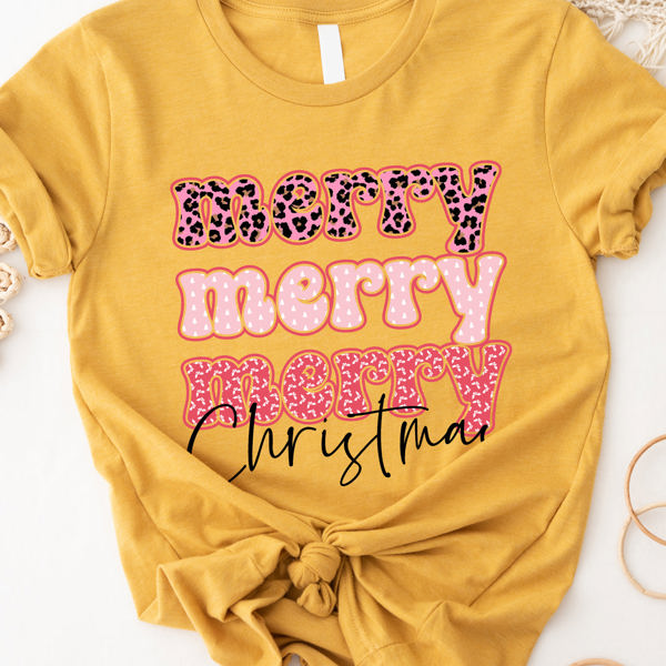 Merry Merry Christmas Graphic Tee