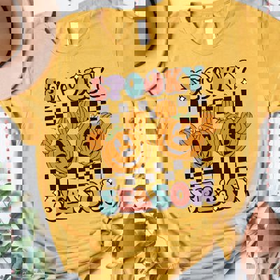 Spooky Season Pumpkin Mouse Ears Graphic Tee