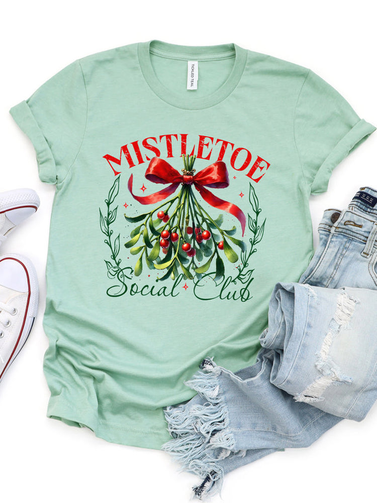 Mistletoe Social Club Graphic Tee