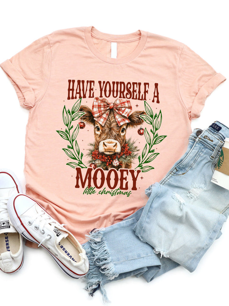 Mooey Little Christmas Graphic Tee