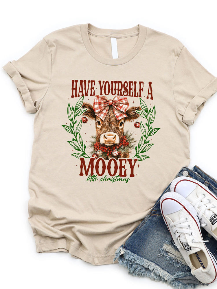 Mooey Little Christmas Graphic Tee