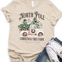  North Pole Christmas Tree Farm Graphic Tee