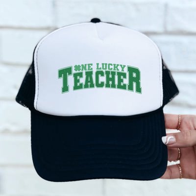 One Lucky Teacher Trucker Hat